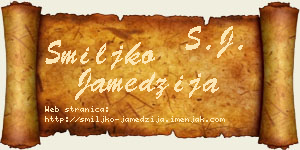 Smiljko Jamedžija vizit kartica